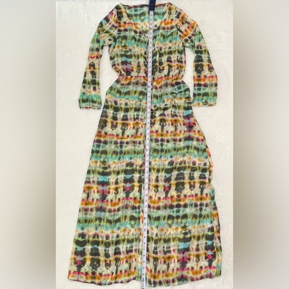 Festival Maxi Robe Dress Overcoat - XS/S - Hippy Summer Cape Coachella Flirty​ - Picture 7 of 8